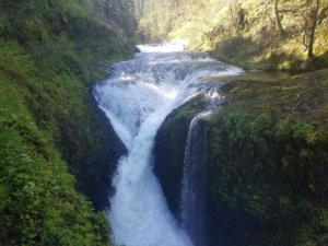 Twister Falls Eagle Creek Hiking Oregon