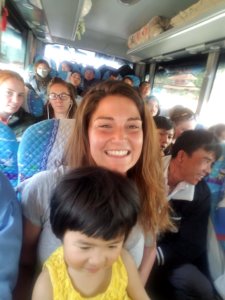 crowded bus tet vietnam