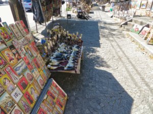 tbilisi flea market drinking horns