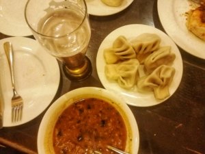 khinkali georgian soup beer