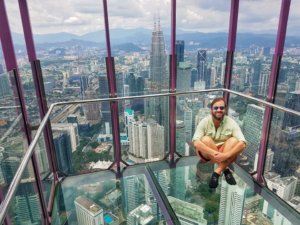 Hangry Backpacker KL tower malaysia