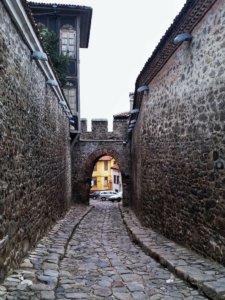 plovdiv bulgaria old town wall