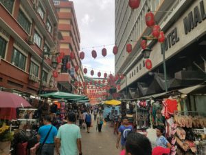 Chintown shopping street Kuala Lumpur