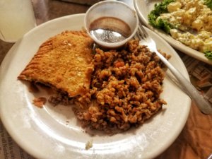 dirty rice lasyones natchitoches meat pie