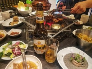 korean bbq kloud beer seoul