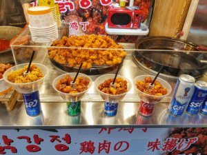 seoul street food korean fried chicken