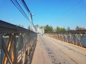 old bridge Kampot Cambodia