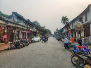old town Luang Prabang street