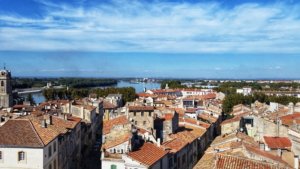Provence Arles Roman theatre view
