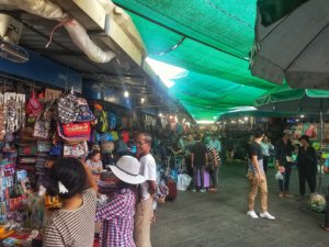 Central Market stalls and vendors in Phnom Penh