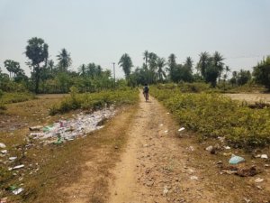 Trash rural Laos