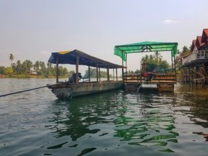 longtail boats Four Thousand Islands Laos