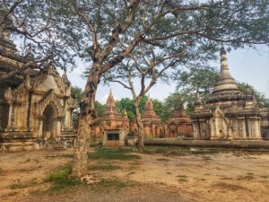 Ancient Bagan pagodas Myanmar