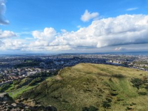 Arthur's Seat View Edinburgh Scotland