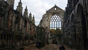 Holyrood Abbey Edinburgh Scotland