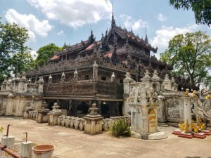 Shenandaw teakwood Monastery Mandalay Myanmar