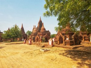 empty temples Bagan Myanmar