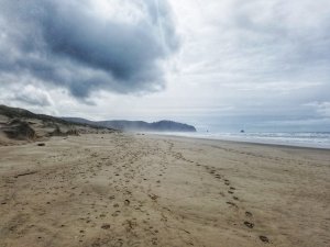 Bayocean Spit Beach Oregon Coast