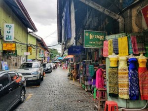 Bogyoke Market Shopping Yangon Myanmar