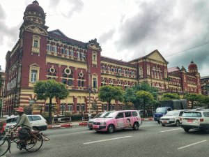 Colonial Architecture Yangon Myanmar