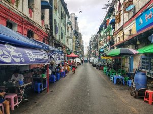 Street food Yangon Myanmar
