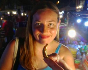 Southeast Asia weird food Grasshoppers