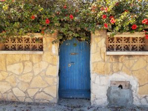 beautiful door Essaouira Morocco