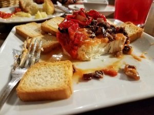 Andalusian goat cheese peppers tapas Seville