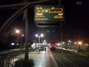 Morocco night train Marrakech to Tangier