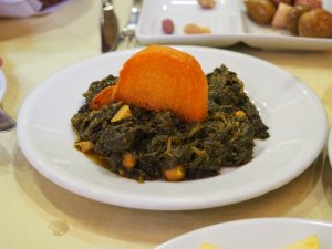 espinaca con garbanzos