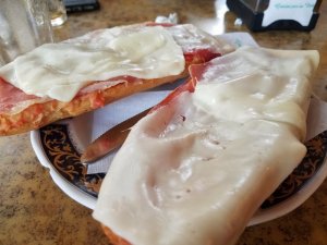 Granada solo travel cheap eats tostada torta