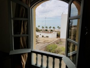 window sea view Essaouira Morocco