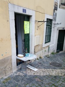 Ginja stand Alfama Lisbon