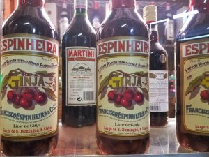 ginja sour cherry liqueur Lisbon Portugal