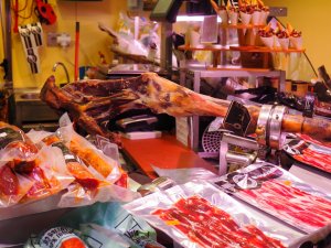 Jamon Iberico Seville Spain Market