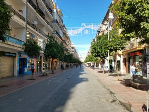 pedestrian street Los Remedios neighborhood Seville