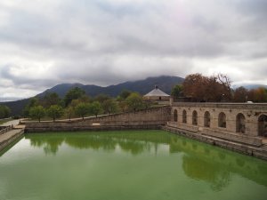 El Escorial garden pool