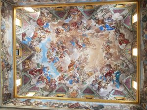 fresco ceiling El Escorial Spain