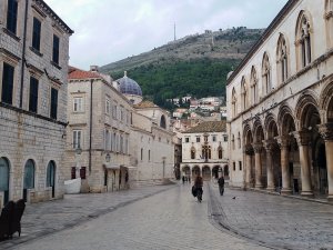 Dubrovnik Croatia without tourists