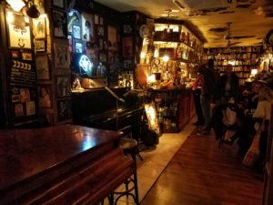 busy dark bar local in Granada
