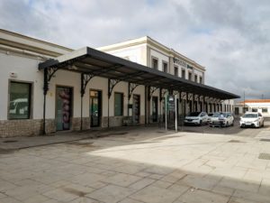 Front exterior of the Granada Spain Train Station