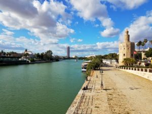 Guadalquivir River in Sevilla