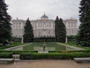 Gardens at the Royal Palace of Madrid