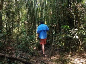 Hangry Backpacker in Vietnamese jungle