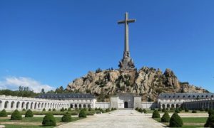 Giant Cross Valley of the Fallen memorial in Spain