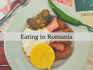 Hangry Backpacker eating in Romania food guide