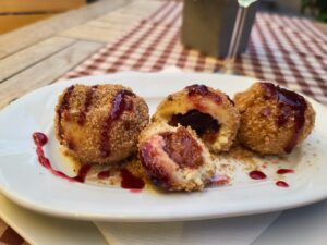 Galuste cu prune Romanian plum dumplings