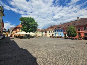 Piata Cetati Citadel Square Sighisoara Romania