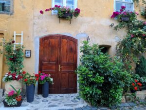Pretty door in Transylvania