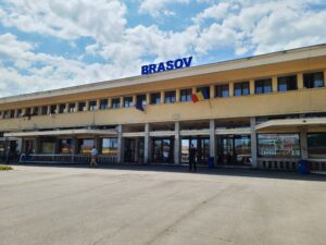 Main Entrance of Brasov Train Station